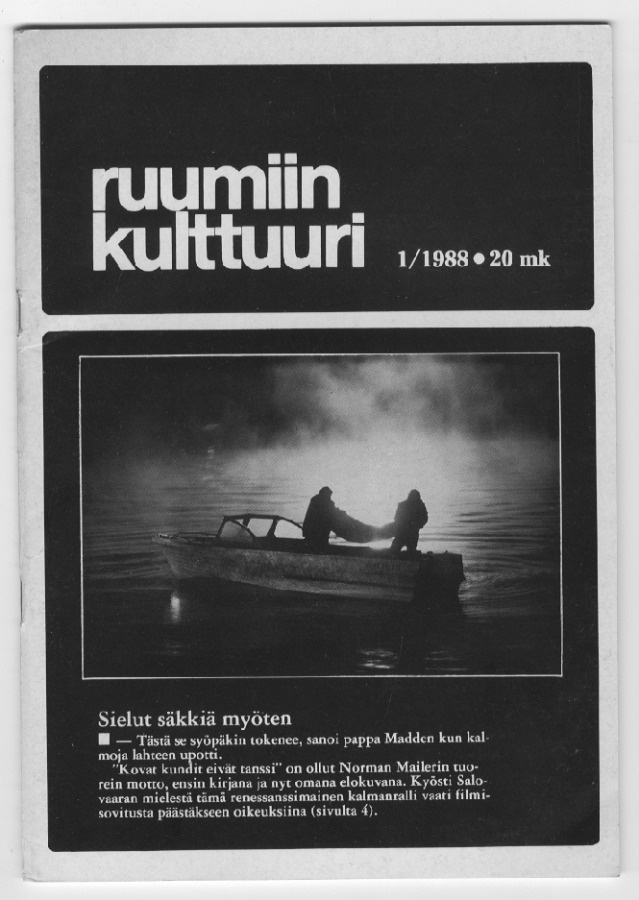 Ruumiin kulttuuri 1/1988