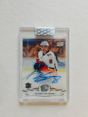 Juuso Välimäki - 18-19 UD Clear-Cut Rookie Autograph