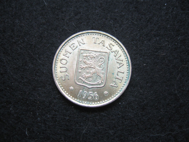 100 markkaa 1956 - hopeaa