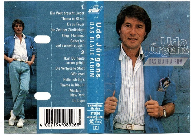 Udo Jurgens Das blaue album c-kasetti