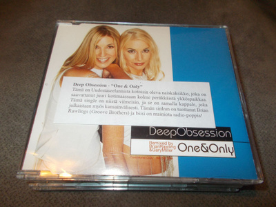 CDM DEEP OBSESSION ** ONE & ONLY ** PROMO