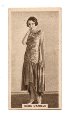 Filmitaiteilijoita savukerasioista n:o 23 BEBE DANIELS