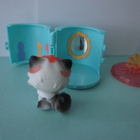 Littlest Pet Shop figuuri, persialainen kissa + talo - pikkukuva 2