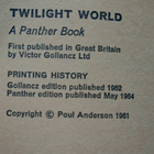 Poul Anderson - Twilight World (paperback) - pikkukuva 4