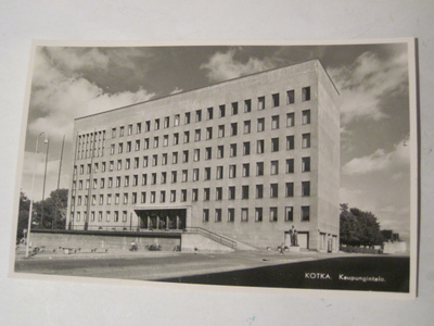 VANHA Postikortti Kotka 1950-l Alkup.Mallikappale