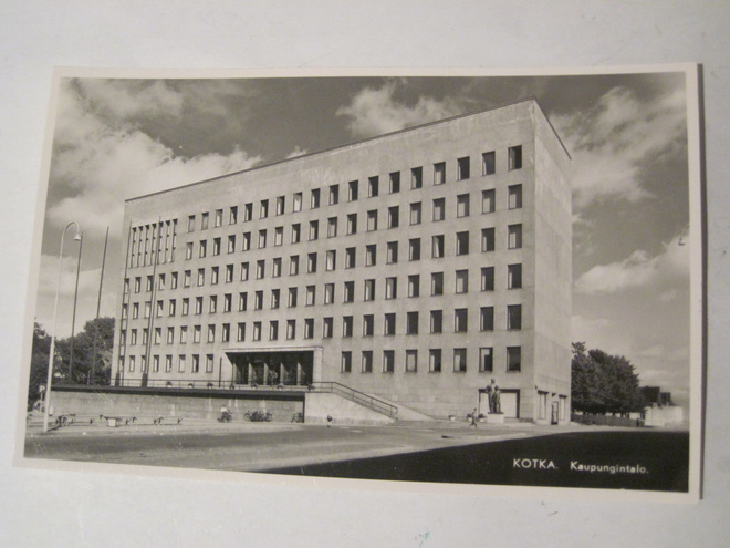 VANHA Postikortti Kotka 1950-l Alkup.Mallikappale