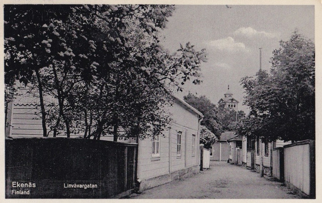 Ekenäs. Linvävargatan b502