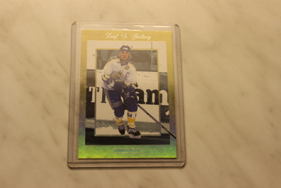 1995-96 Sisu limited Leaf Gallery Peter Ahola 5of9