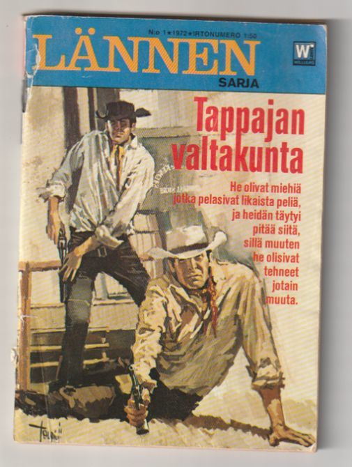 Lännensarja 1/1972 - Tappajan Valtakunta