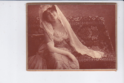 VANHA Taidevalokuva Sign Alfred Nybom 1900-l Pahvitaustainen