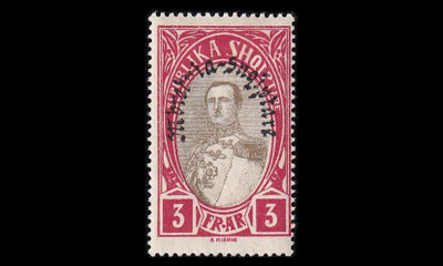 Albania 197 * Käyttösarja 3 Fr pp Mbretnia-Shqiptare (1928