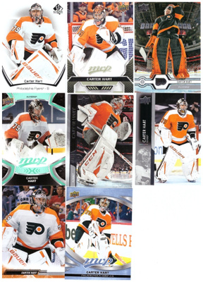 8 x Maalivahti CARTER HART Philadelphia Flyers