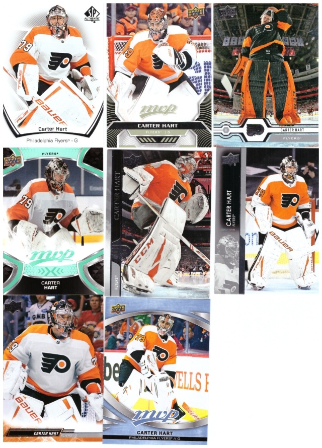 8 x Maalivahti CARTER HART Philadelphia Flyers
