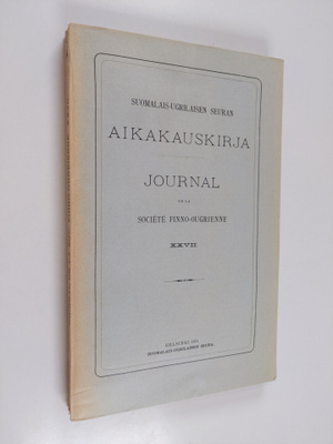 Suomalais-ugrilaisen seuran aikakauskirja 27