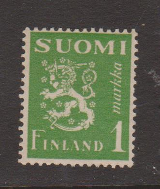 1942 Yleismerkki Leijona 1 mk  ** Lape 262