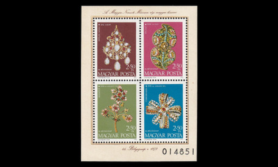 Unkari 2902-5BL100 ** Postimerkin päivä (1973)