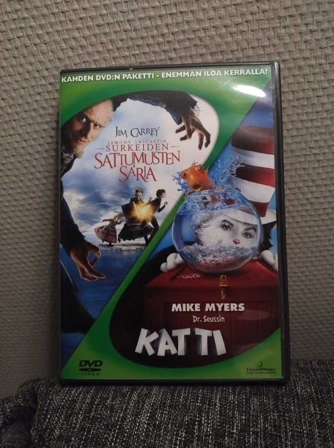 Surkeiden sattumusten sarja & Katti - dvd