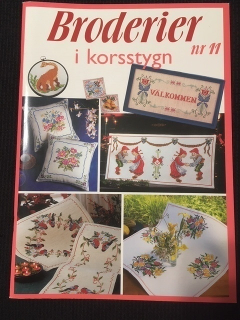 Ristipistomalleja Broderier i korsstygn 11