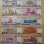 Pohjois-Korea, 5 - 5000 won, 10 erilaista seteliä, UNC - pikkukuva 2