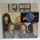 BAD ENGLISH - WHEN I SEE YOU SMILE -89 EU PRESS EX/M- 7" - pikkukuva 1