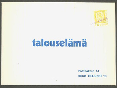 kuvioleima - leimasimen kulmalla mitätöity merkki kuorella