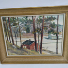 Akvarelli Lepopirtin sauna W. B. Kauhanen - pikkukuva 1