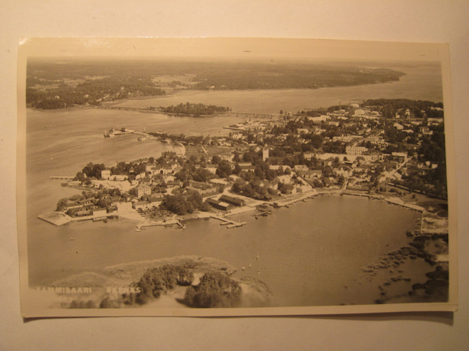 VANHA Postikortti Tammisaari Karhumäki 1940-l
