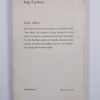 Stig Carlson : Sista dikter - pikkukuva 2