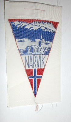 Narvik, vanha kangasmerkki / hihamerkki