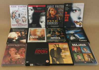 Jodie Foster elokuvia 12 kpl DVD