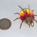 Swarovski 240363 Paradise Bugs Beetle Amazar fire opal mediu - pikkukuva 5