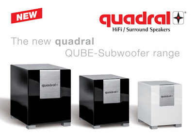 QUADRAL  QUBE 12" valkoinen tai musta aktiivi subi - paras