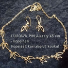 LUMOAVA PIHLA -kääty, hopeinen, rasia mukaan ja lappunen - pikkukuva 2