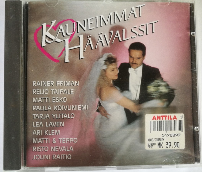 KAUNEIMMAT HÄÄVALSSIT-CD, MTVCD 028, v. 1989, UUSI 