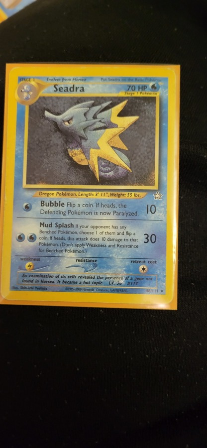 Seadra #48 Pokemon Neo Genesis Uncommon card