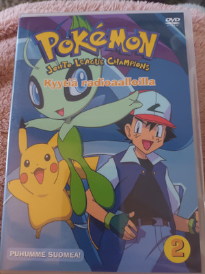 Pokemon dvd. Kyytiä radioaalloilla.