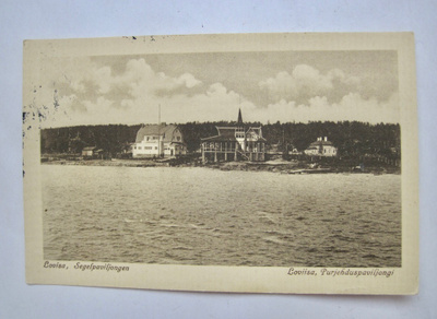 VANHA Postikortti Loviisa 1920-l