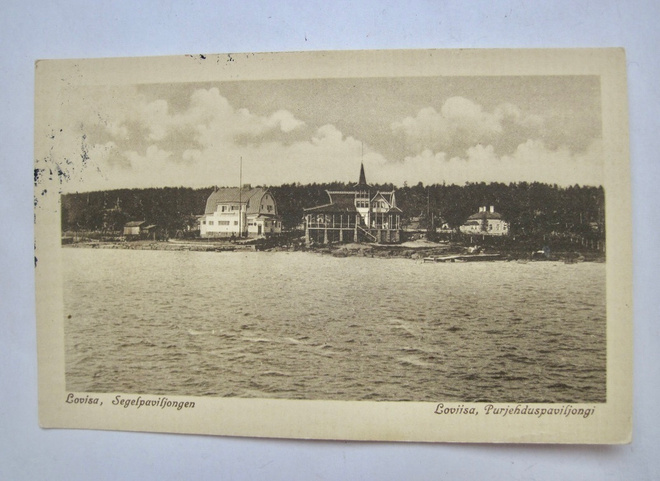 VANHA Postikortti Loviisa 1920-l