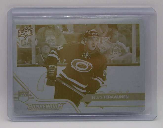 2016-17 Compendium Printing plate Teuvo Teräväinen