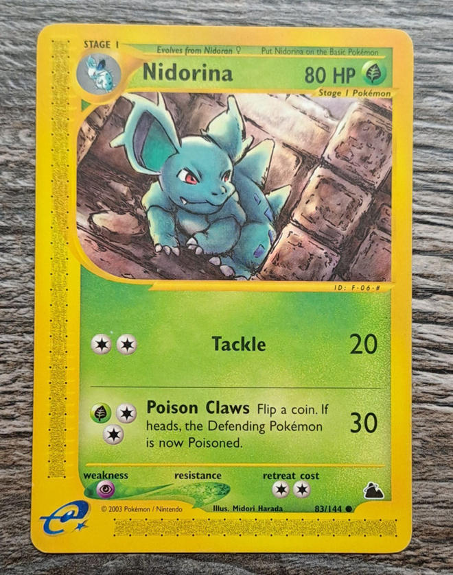 Nidorina skyridge 83/144!