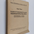 Väinö Vihma : Vakuutuksenottajan tiedonantovelvollisuus v... - pikkukuva 1