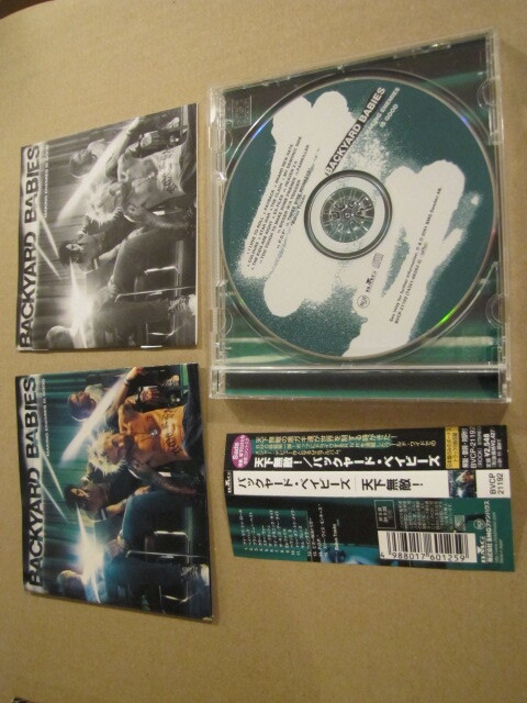Backyard babies making enemies is good cd obi japani 2001