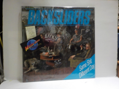 BACKSLIDERS - SAME SHIT DIFFERENT DAY M-/M- LP + POSTER !