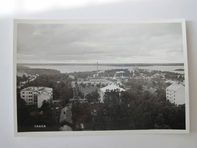 VANHA Postikortti Vaasa 1950-l Alkup.Mallikappale