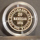 20mk - 1878 - Monetan replika kultaraha - pikkukuva 1