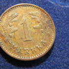 1 markka 1940 Cu Vajaa - pikkukuva 2