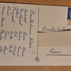 kukkakortti, ruusuja, kulkenut 1960, joulumerkki - pikkukuva 2