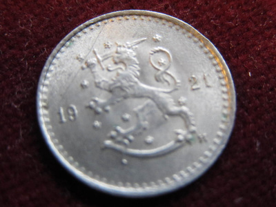 25 penniä 1921
