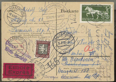 DDR Mi 612 ym pikapostikortti