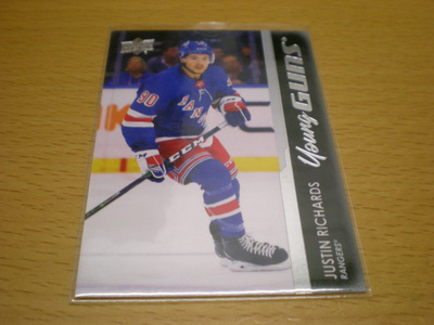 Justin Richards 2021-22 Upper Deck # 480